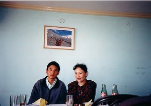 Jiayang Dajie  fled to India three times (Photo provided by Ms. Sheng Xue)